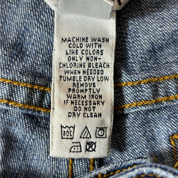 Lilly Pulitzer Mid-Rise Cropped Jeans Straight Leg Blue Denim Capris Size 6 - Picture 10 of 15